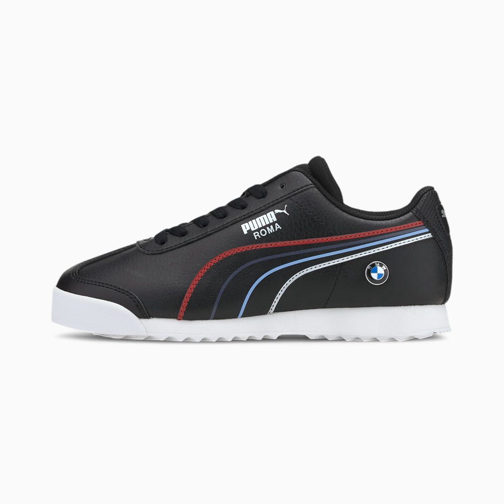 Puma BMW M Motorsport Roma Fiú Sportcipő - Fekete/Fehér ( Hungary - JXMAY6428 )